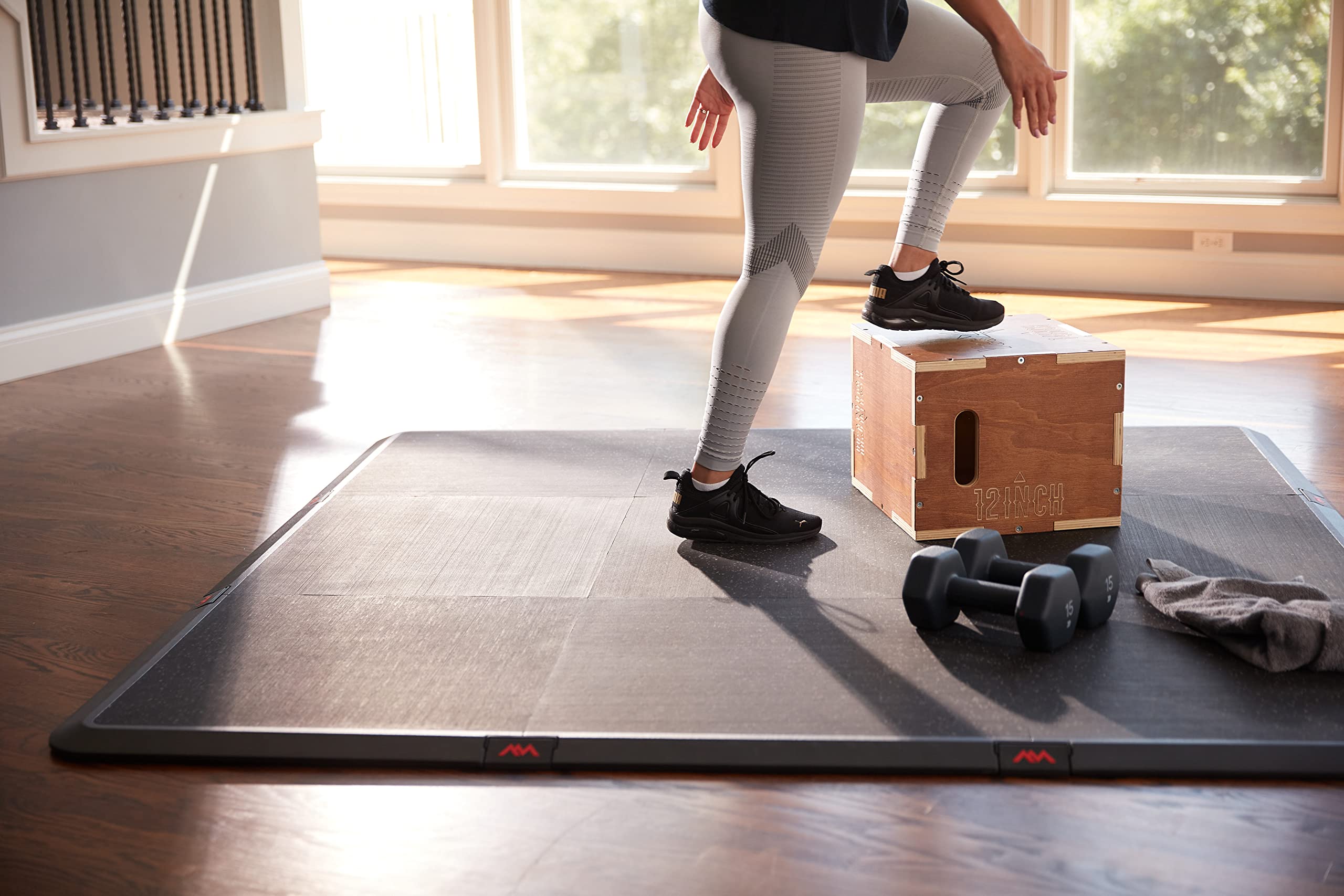 Amazon.com: Anji Mountain Gym Flooring Mat Compatible with Peloton